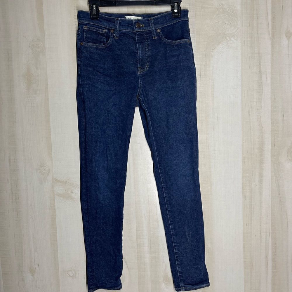 Madewell 9 inch mid rise skinny jeans, size 28
